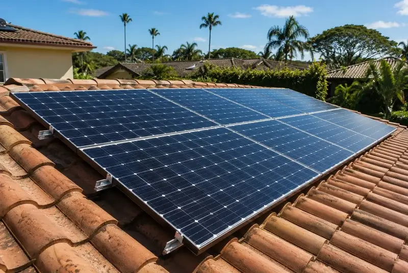 Installation de panneaux solaires à Pérenchies